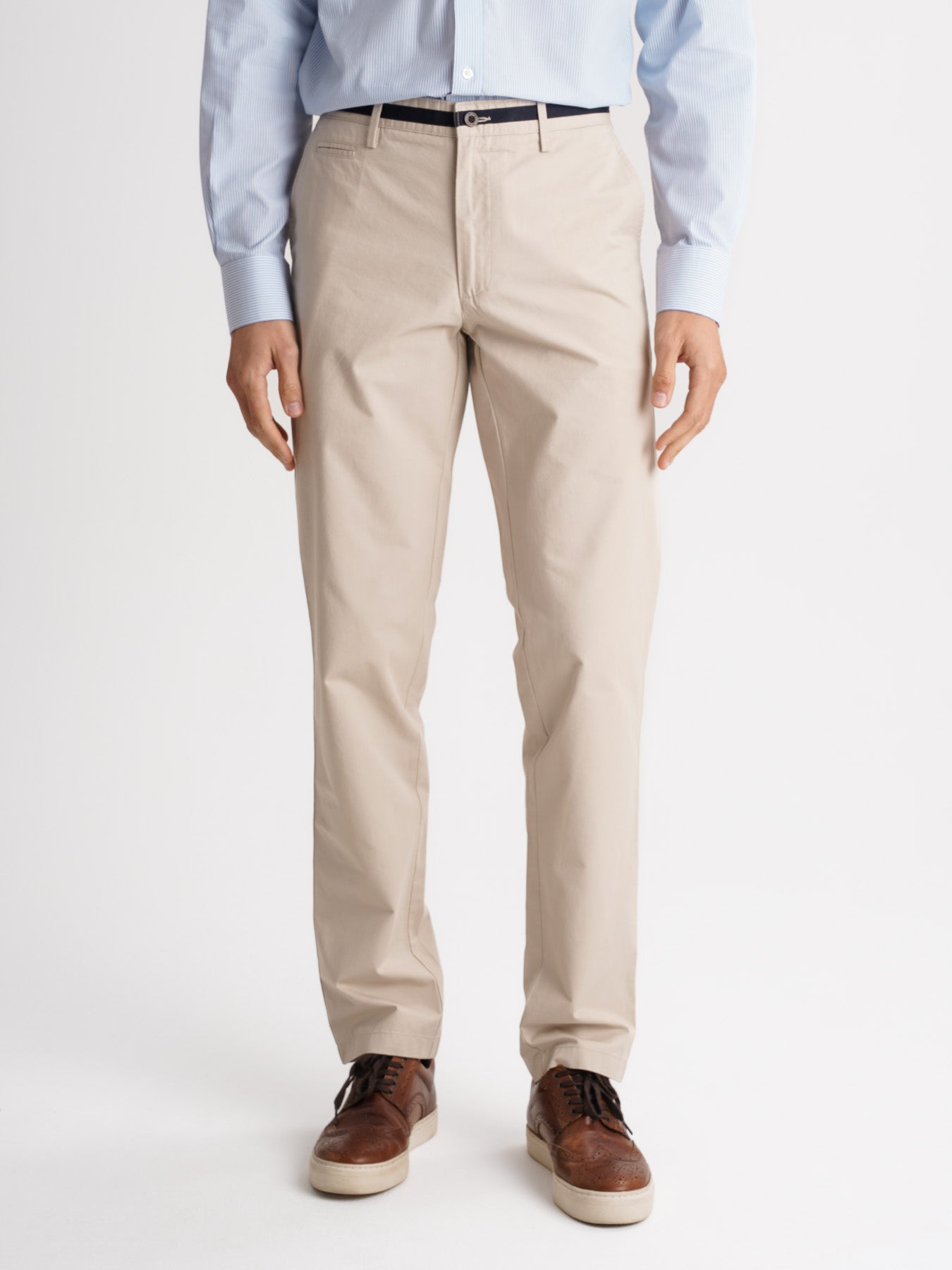 Slim Fit Twill Beige Mr. Blue Chinos