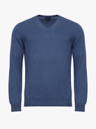 PULLOVER FINO AZUL MANGA COMPRIDA REGULAR FIT MR. BLUE