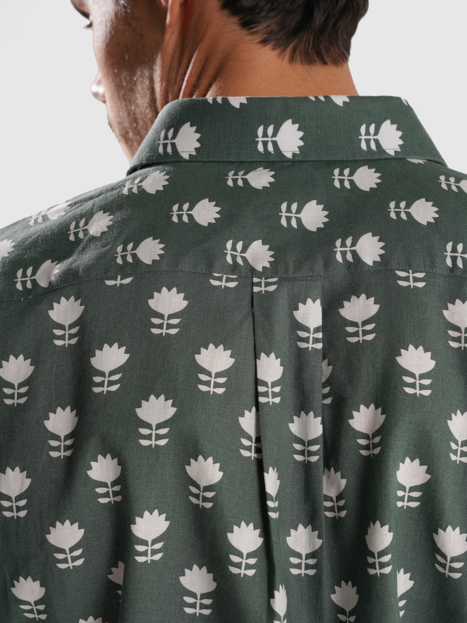 CAMISA VERDE MANGA CURTA REGULAR FIT MR. BLUE