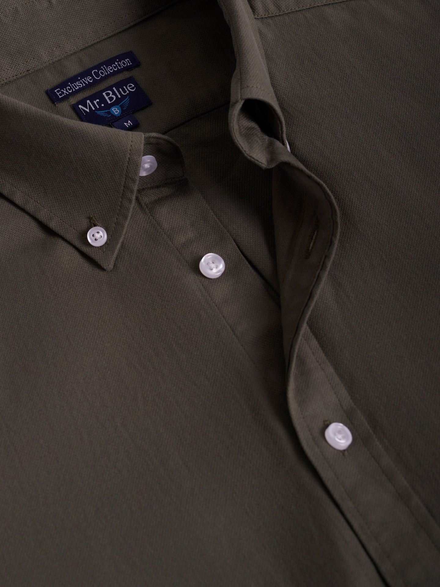 CAMISA VERDE REGULAR FIT MR. BLUE