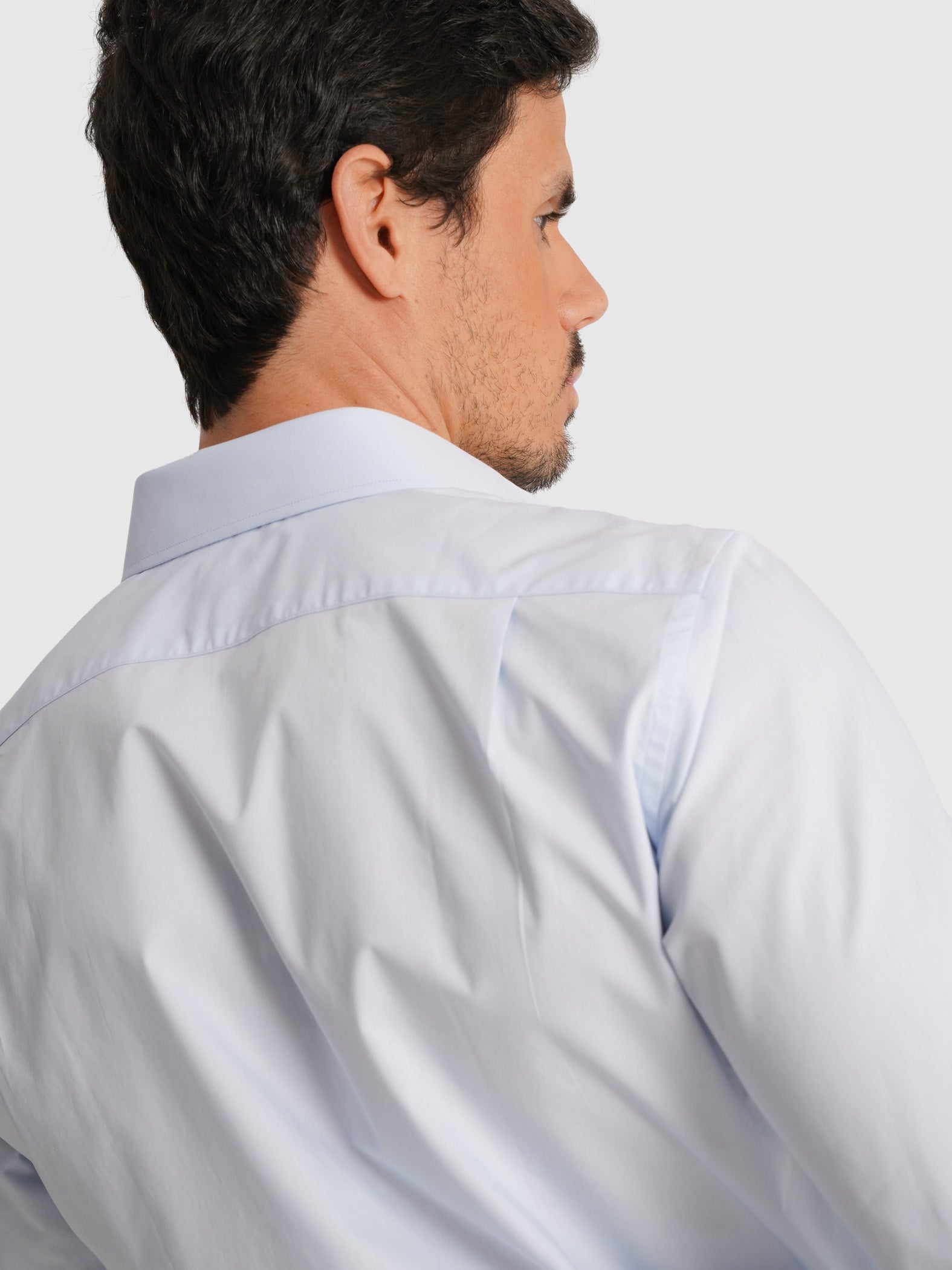 CAMISA POPELINE AZUL MANGA COMPRIDA CLASSIC FIT MR. BLUE