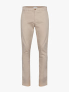 CALÇAS BEGES REGULAR FIT MARK BELLUCCI