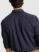 CAMISA TWILL AZUL MANGA COMPRIDA REGULAR FIT MR. BLUE