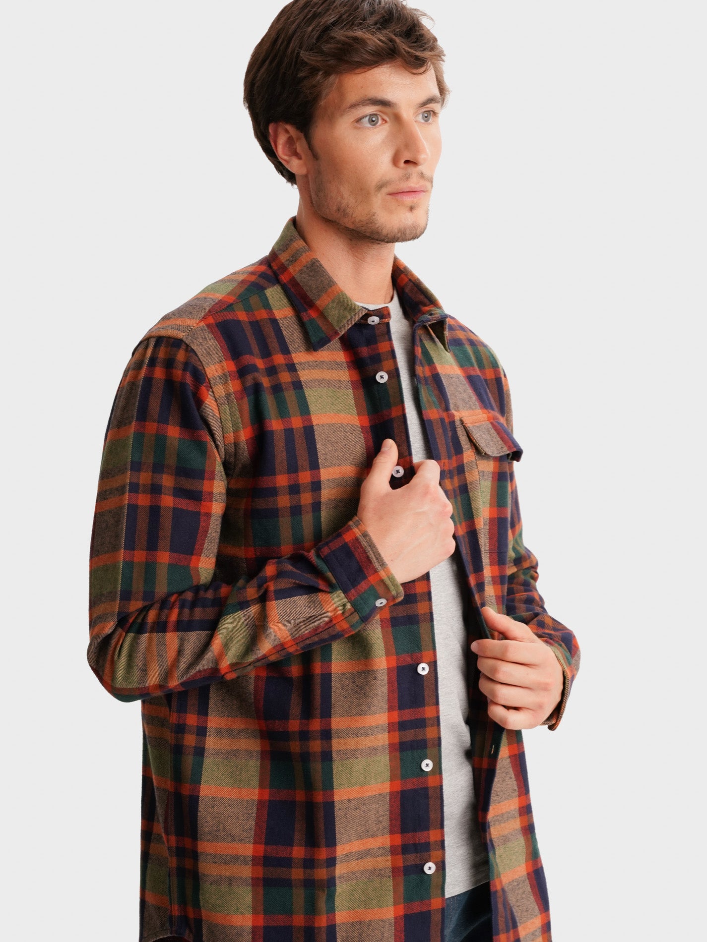 SOBRECAMISA LARANJA REGULAR FIT MR. BLUE