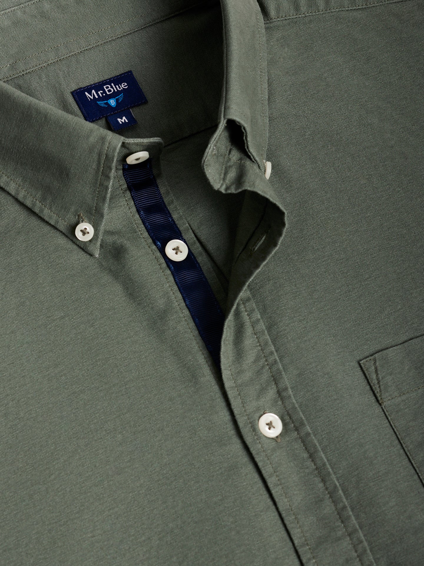 CAMISA AZUL REGULAR FIT MR. BLUE