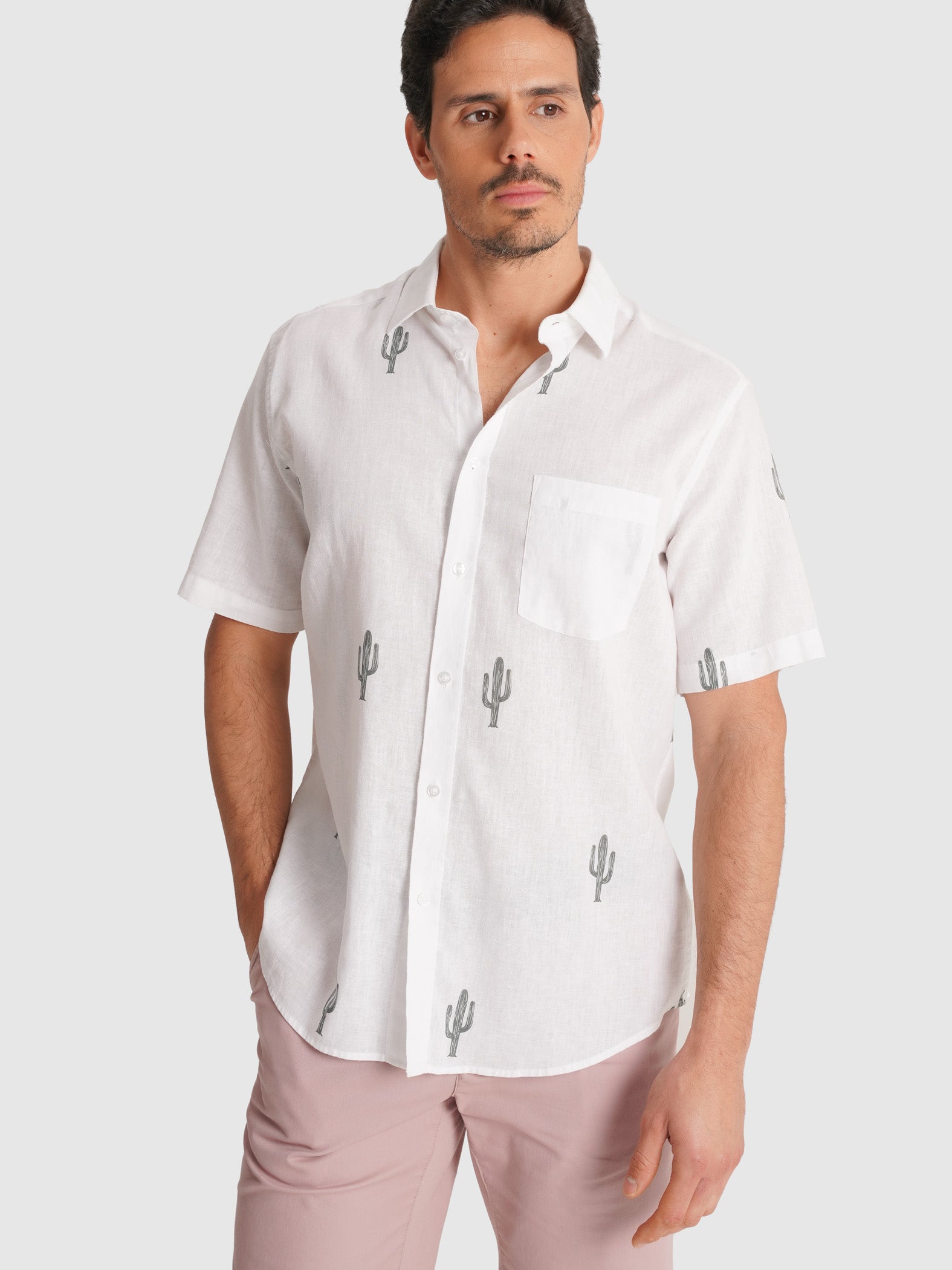 CAMISA CRU MANGA CURTA REGULAR FIT MR. BLUE