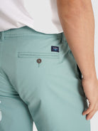 BERMUDA TWILL VERDES REGULAR FIT MR. BLUE