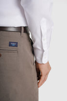 CAMISA ALGODÃO SLIM FIT BRANCA LISA MR. BLUE