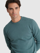 PULLOVER LÃ VERDE MANGA COMPRIDA REGULAR FIT MR. BLUE