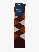 CALCETINES MR BURDEOS AZUL