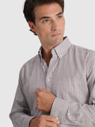 CAMISA ALGODÃO VERDE MANGA COMPRIDA REGULAR FIT MR. BLUE