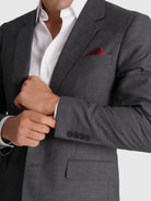 FATO CINZENTO MANGA COMPRIDA REGULAR FIT MR. BLUE