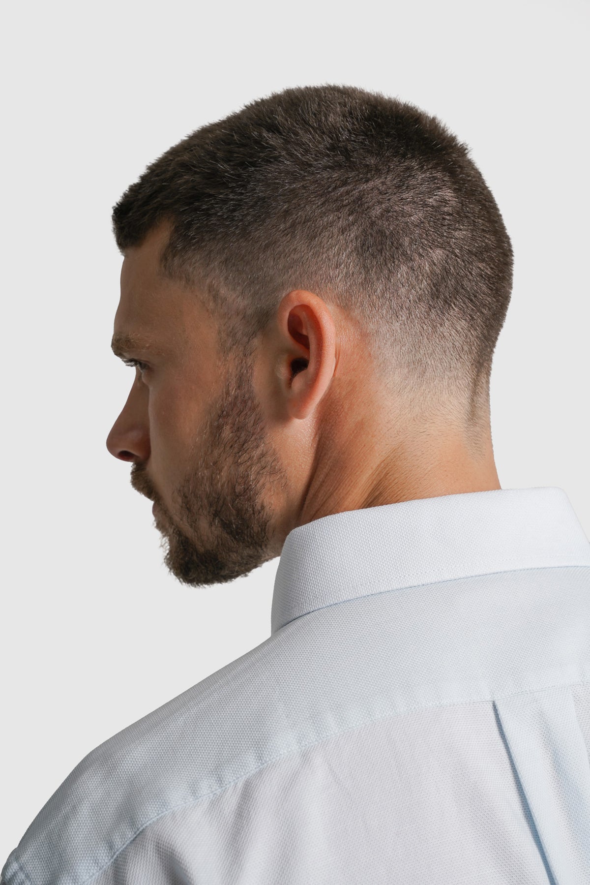 CAMISA ESTRUTURADA REGULAR FIT AZUL LISA MR. BLUE