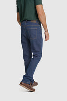CALÇAS ALGODÃO REGULAR FIT AZUIS LISAS MR. BLUE
