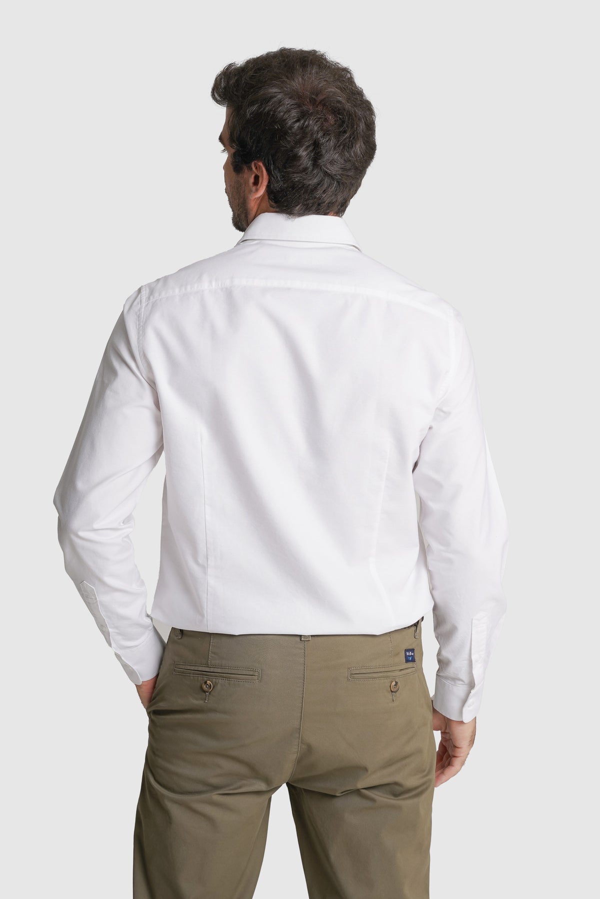 CAMISA OXFORD SLIM FIT BRANCA LISA MR. BLUE