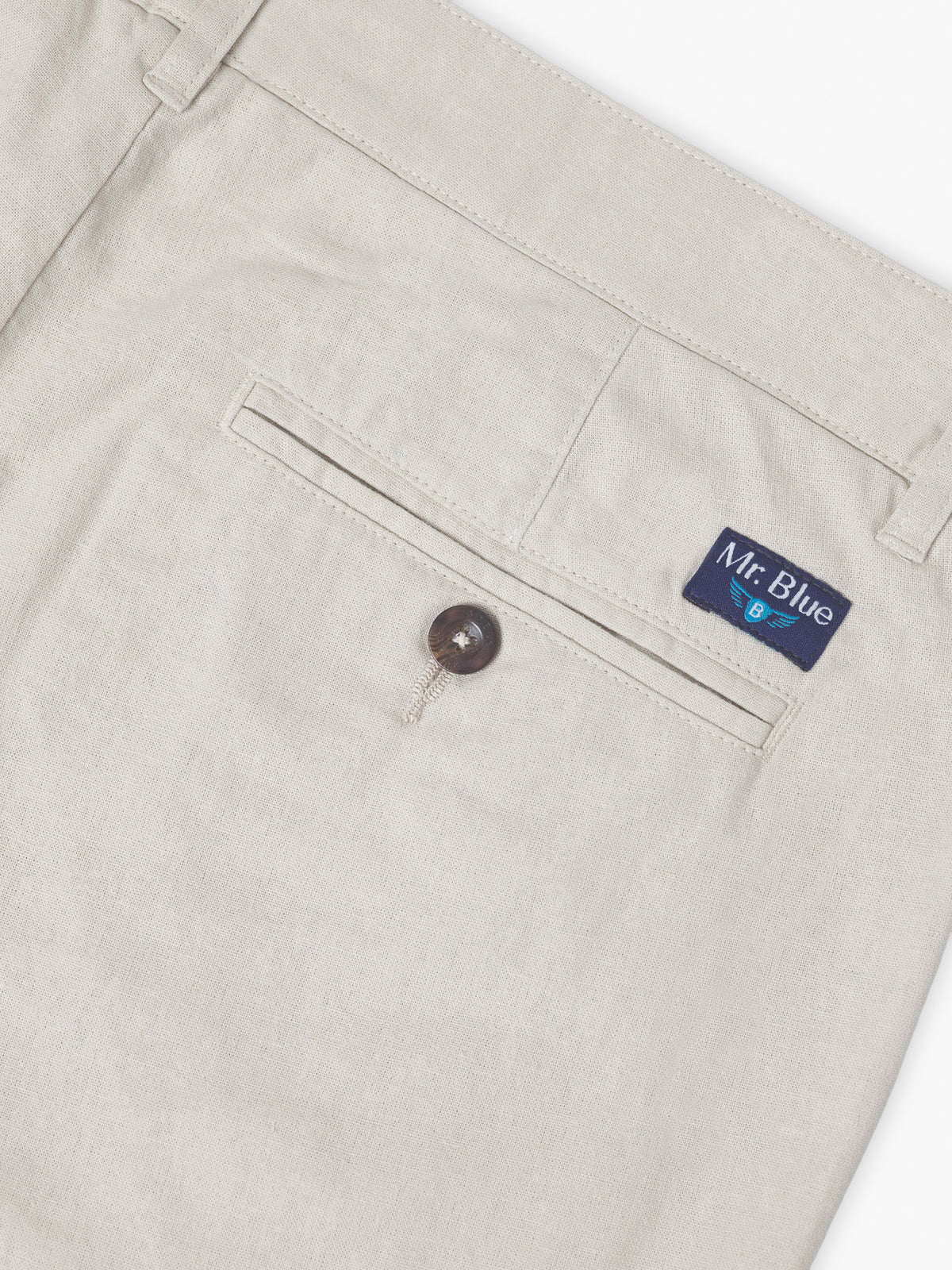 CALÇÕES REGULAR FIT CAMEL LISOS MR. BLUE