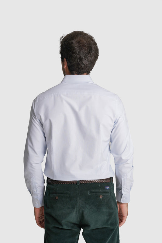 CAMISA OXFORD SLIM FIT AZUL LISA MR. BLUE