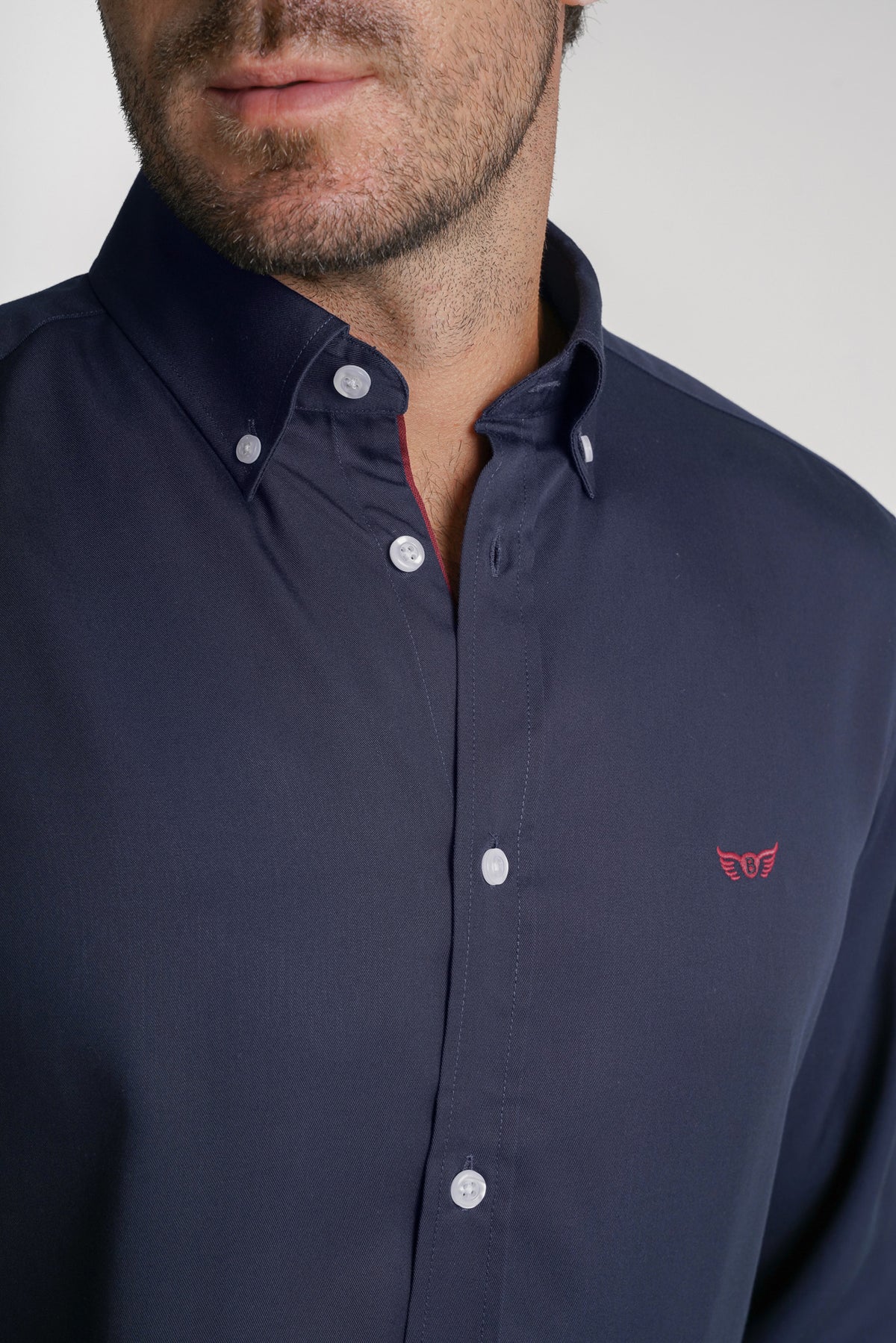 CAMISA TWILL REGULAR FIT AZUL LISA MR. BLUE