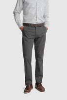 CALÇAS ALGODÃO SLIM FIT CINZENTAS LISAS MR. BLUE