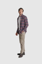 CAMISA FLANELA REGULAR FIT AZUL AO QUADRADO MR. BLUE