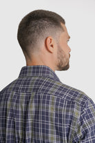CAMISA ALGODÃO REGULAR FIT AZUL AO QUADRADO MR. BLUE