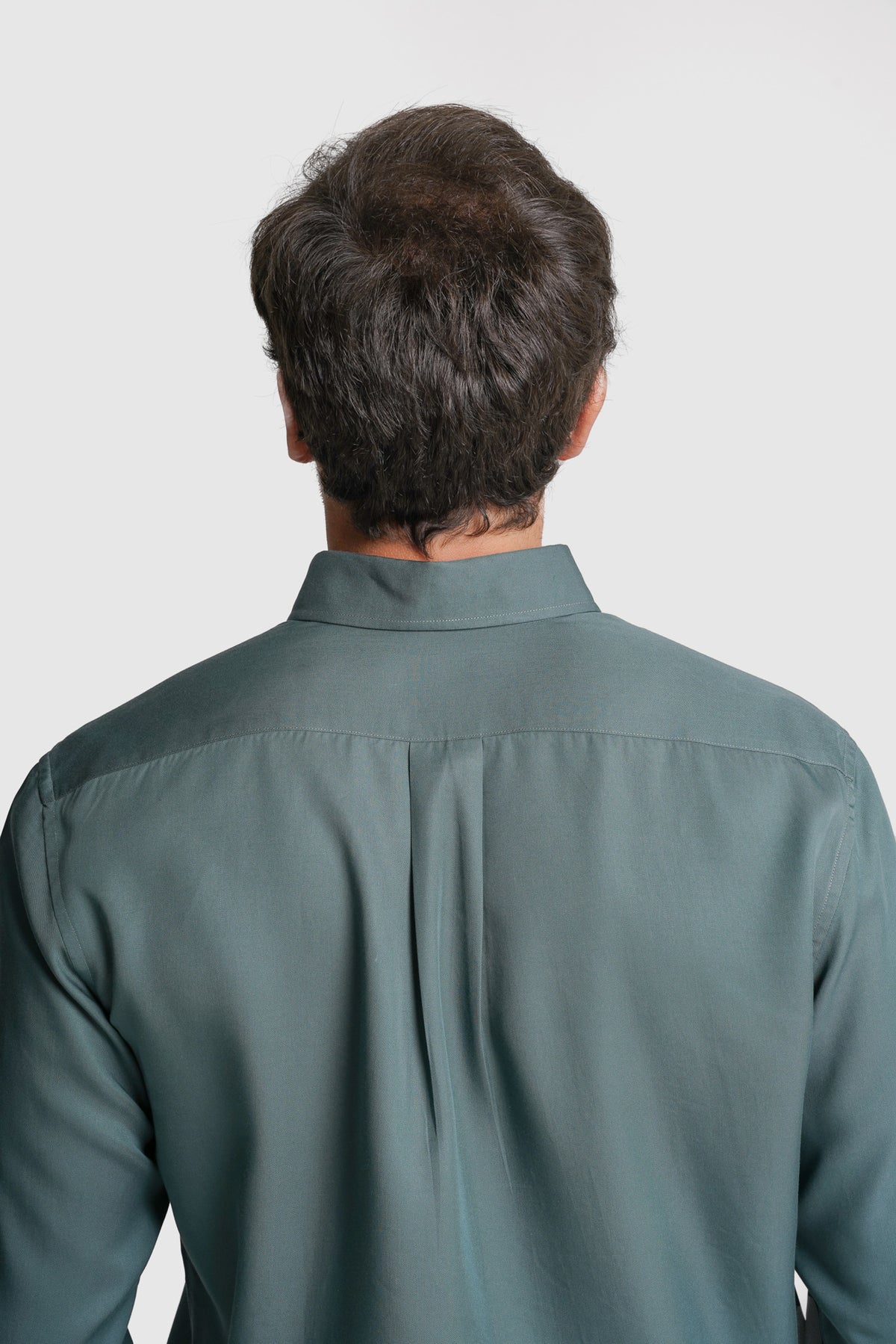 CAMISA TWILL REGULAR FIT VERDE LISA MR. BLUE
