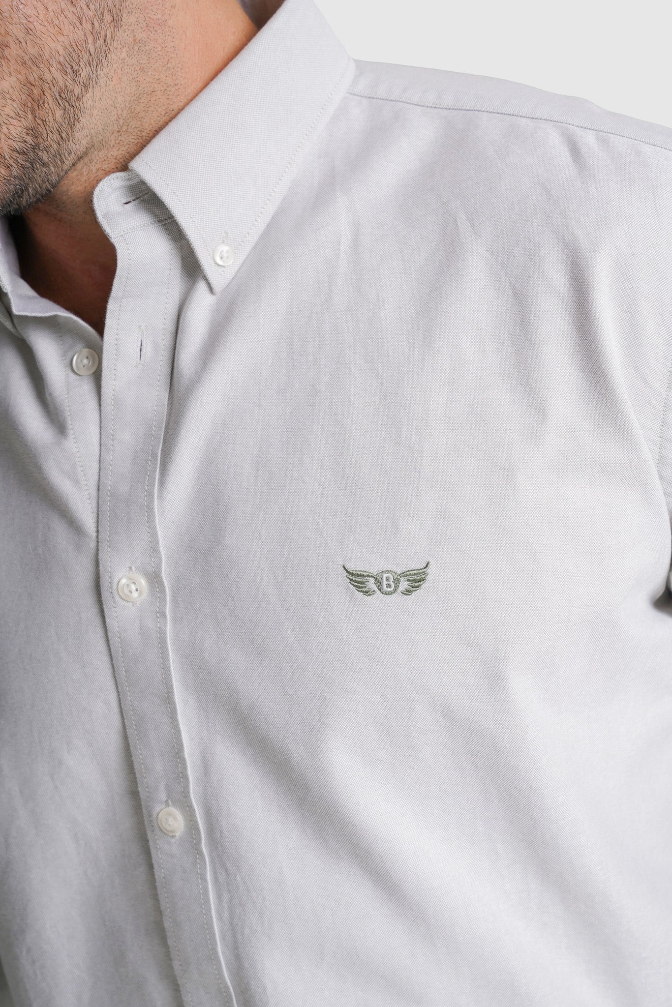 CAMISA OXFORD REGULAR FIT VERDE LISA MR. BLUE