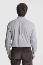 CAMISA TWILL REGULAR FIT CASTANHA AO QUADRADO MR. BLUE