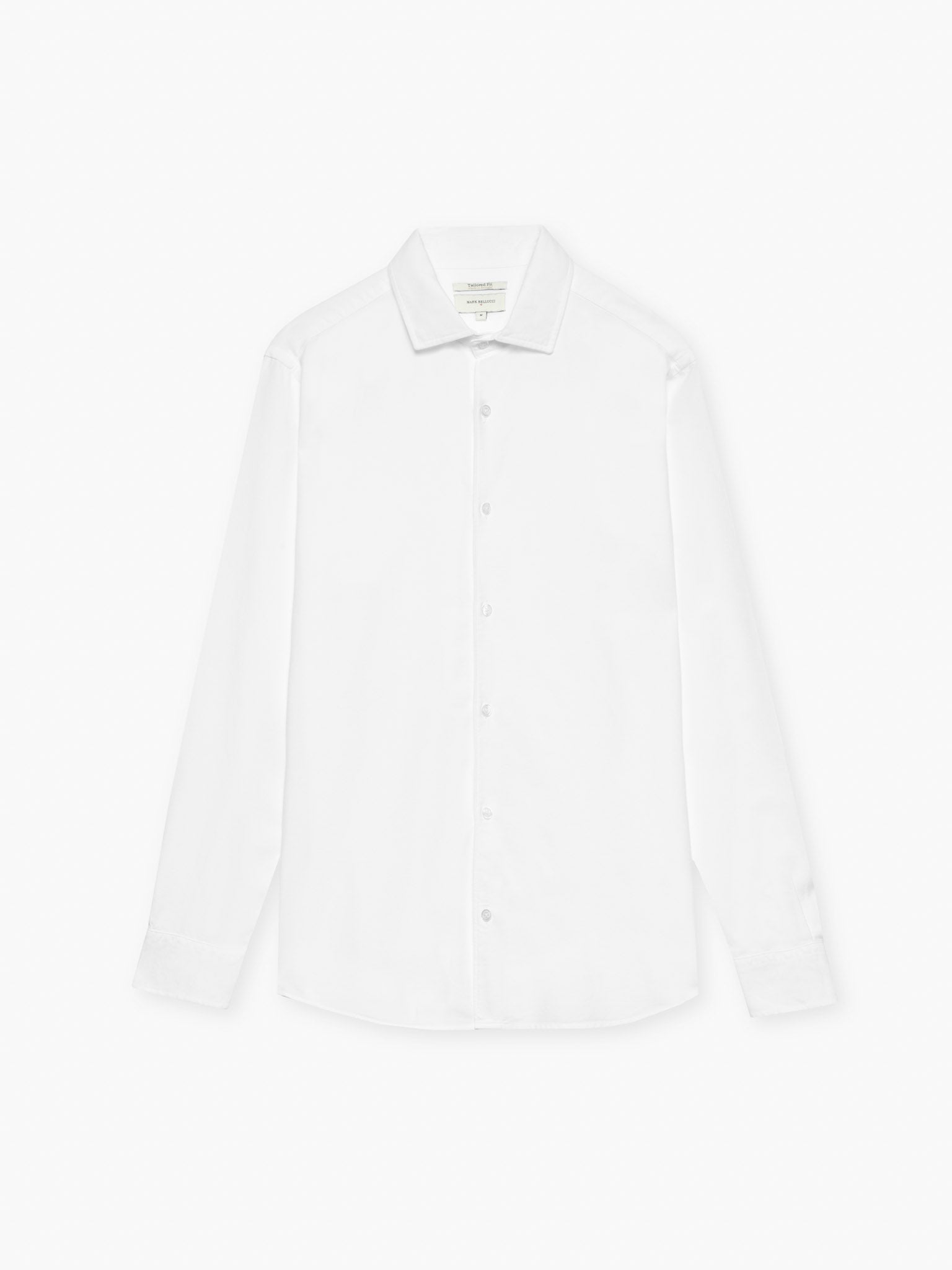 CAMISA PIQUET TAILORED FIT BRANCA LISA MARK BELLUCCI