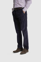 CALÇAS ALGODÃO CLASSIC FIT AZUIS LISAS MR. BLUE