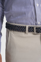CALÇAS ALGODÃO SLIM FIT BEGES LISAS MR. BLUE