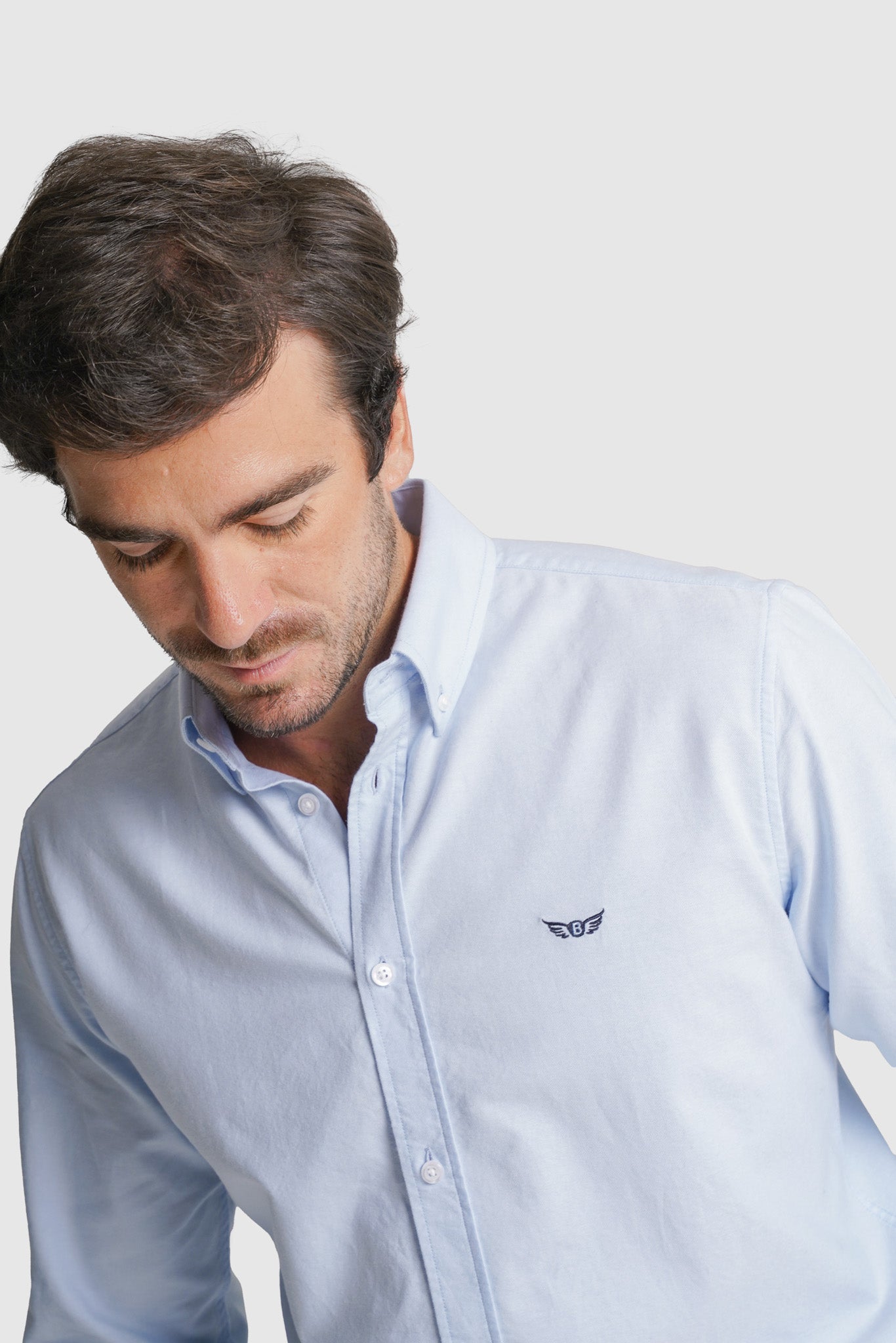CAMISA OXFORD REGULAR FIT AZUL LISA MR. BLUE