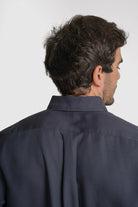 CAMISA TWILL REGULAR FIT CINZENTA LISA MR. BLUE