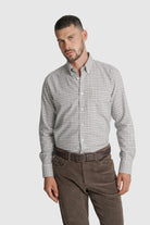 CAMISA FLANELA REGULAR FIT VERDE AO QUADRADO MR. BLUE