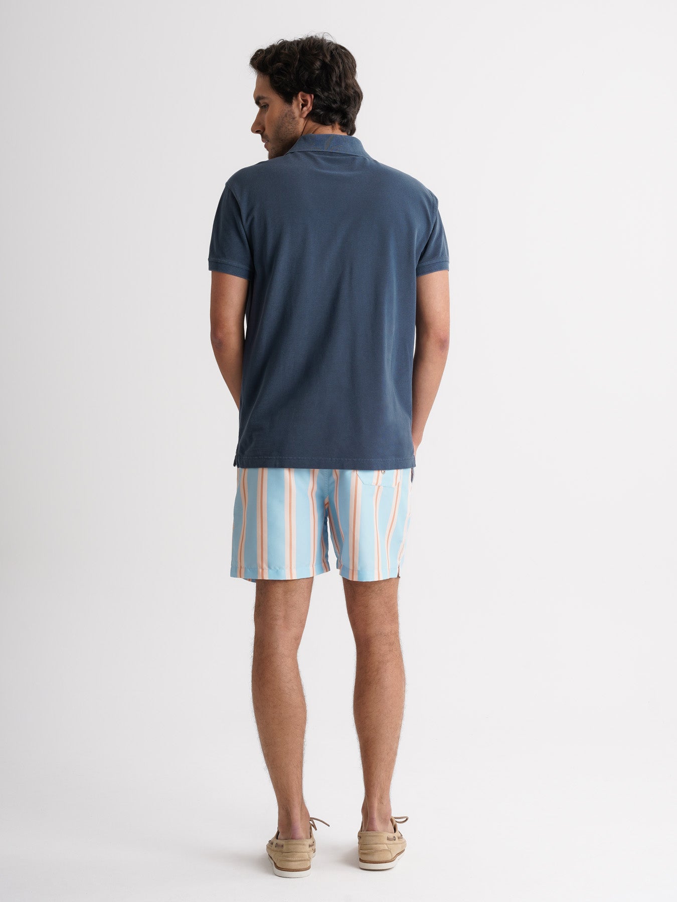 Polo de piqué de corte estándar de Mr. Blue