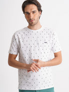 T-Shirt 100% Algodão Branca Mr. Blue