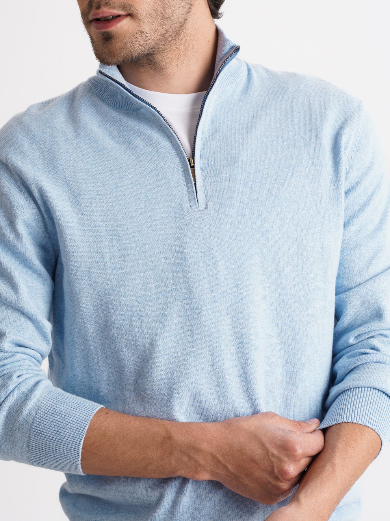 Jersey fino de cachemira Mr. Blue