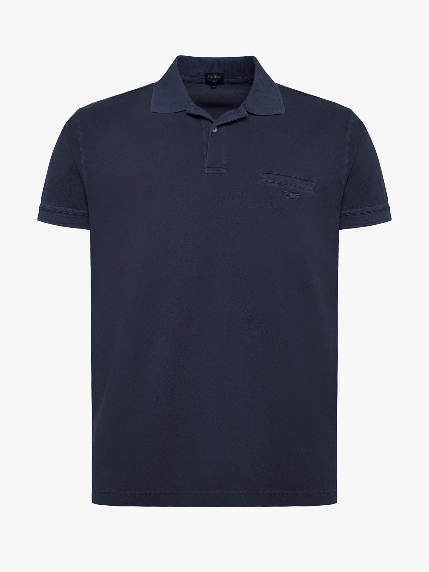 Polo de piqué de corte estándar de Mr. Blue
