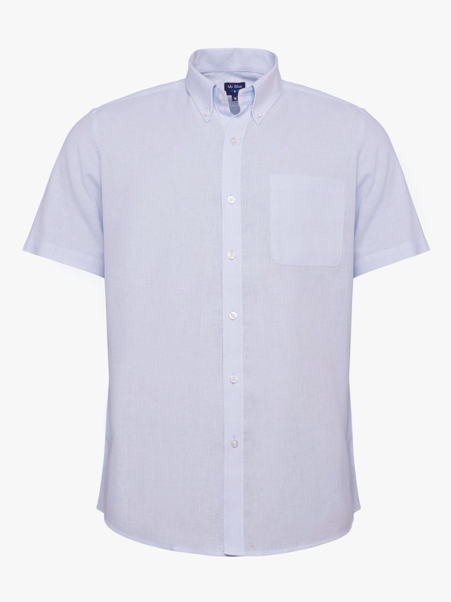 Regular Fit Blue Linen Shirt Mr. Blue