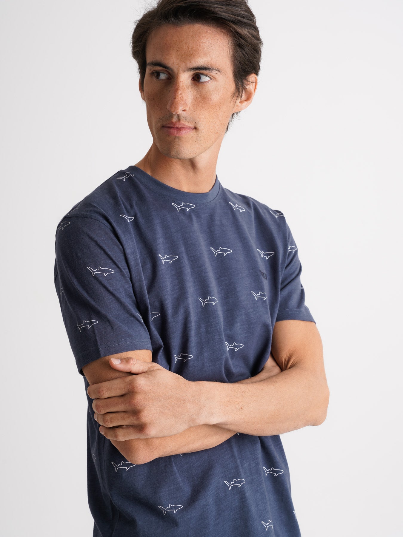 Mr. Blue 100% Cotton Blue T-Shirt