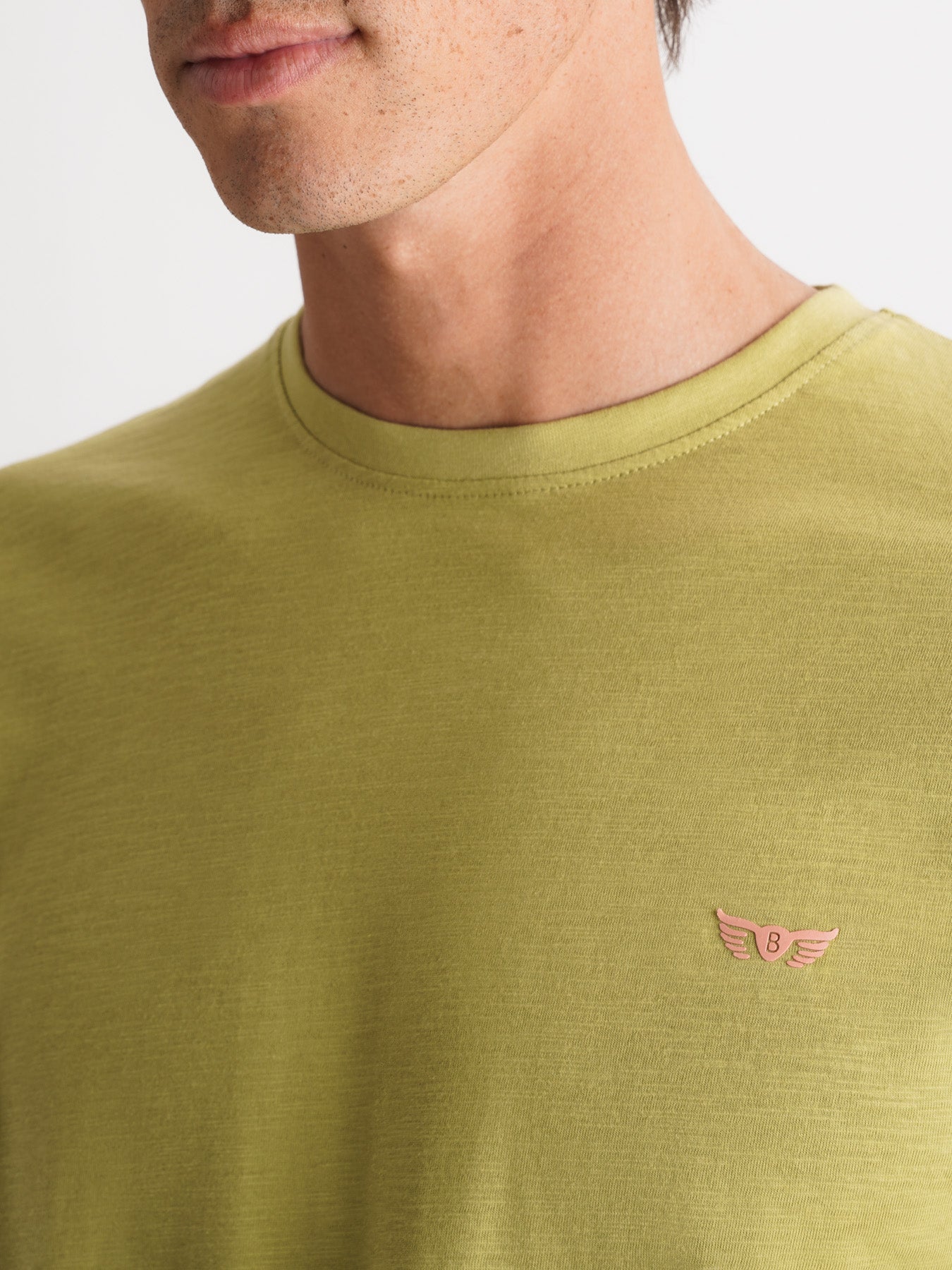 Mr. Blue 100% Cotton Green T-Shirt
