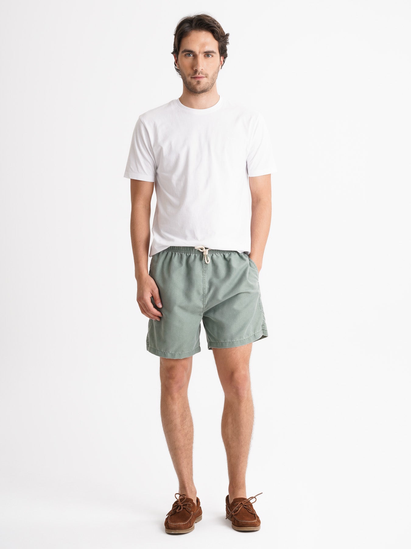 Mr. Blue Classic Green Swimsuit