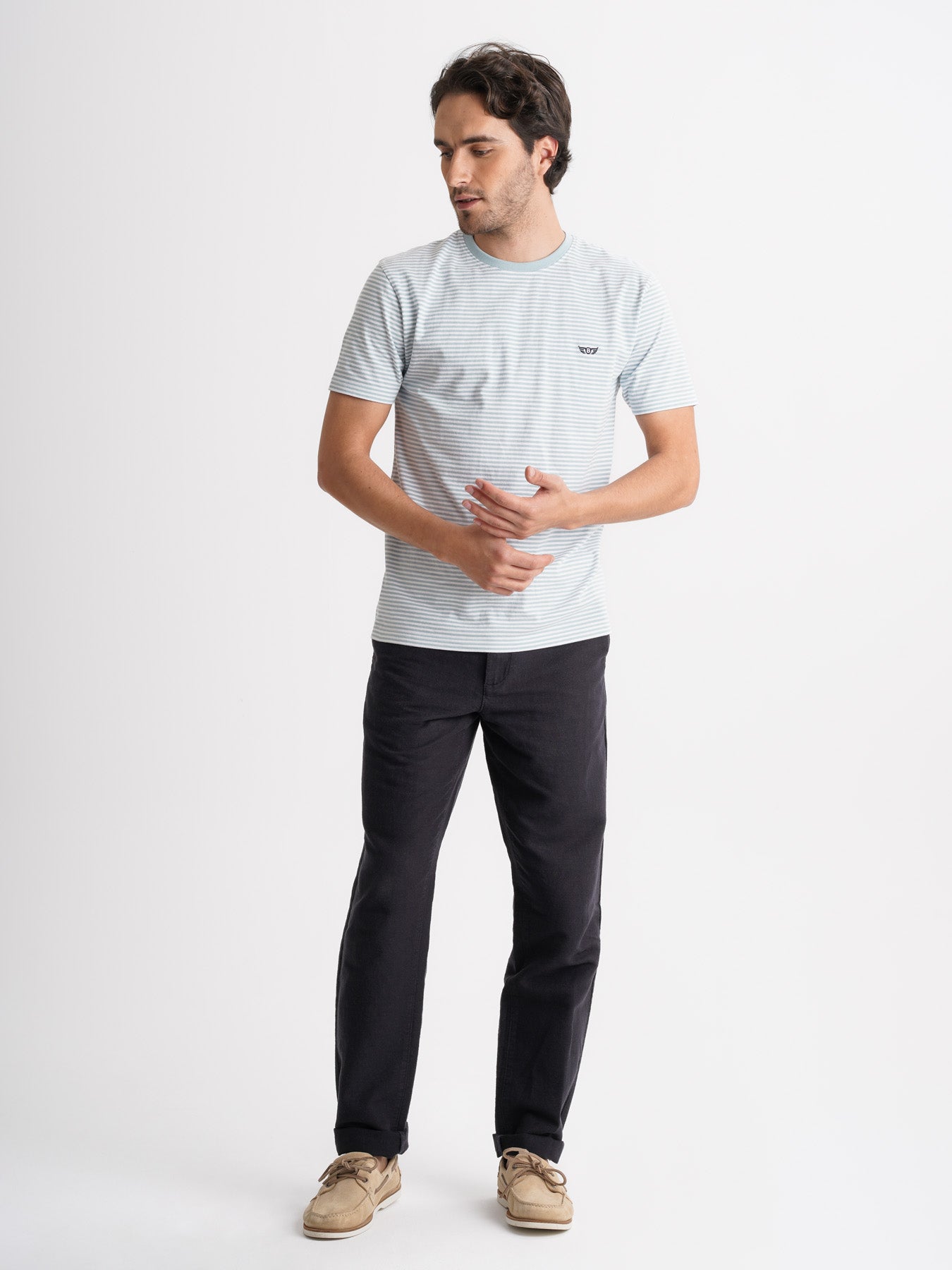 Mr. Blue 100% Cotton Blue T-Shirt