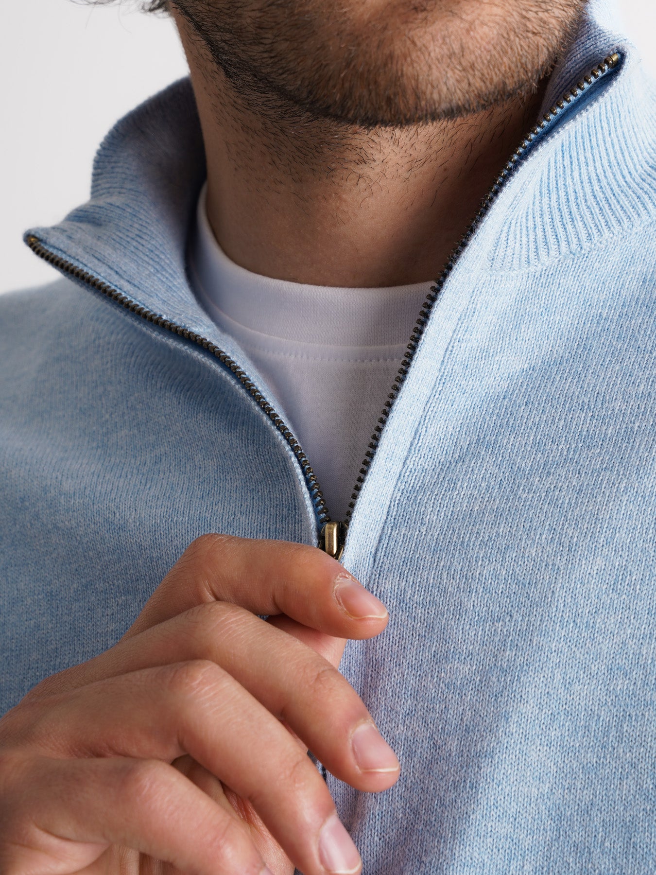 Jersey fino de cachemira Mr. Blue