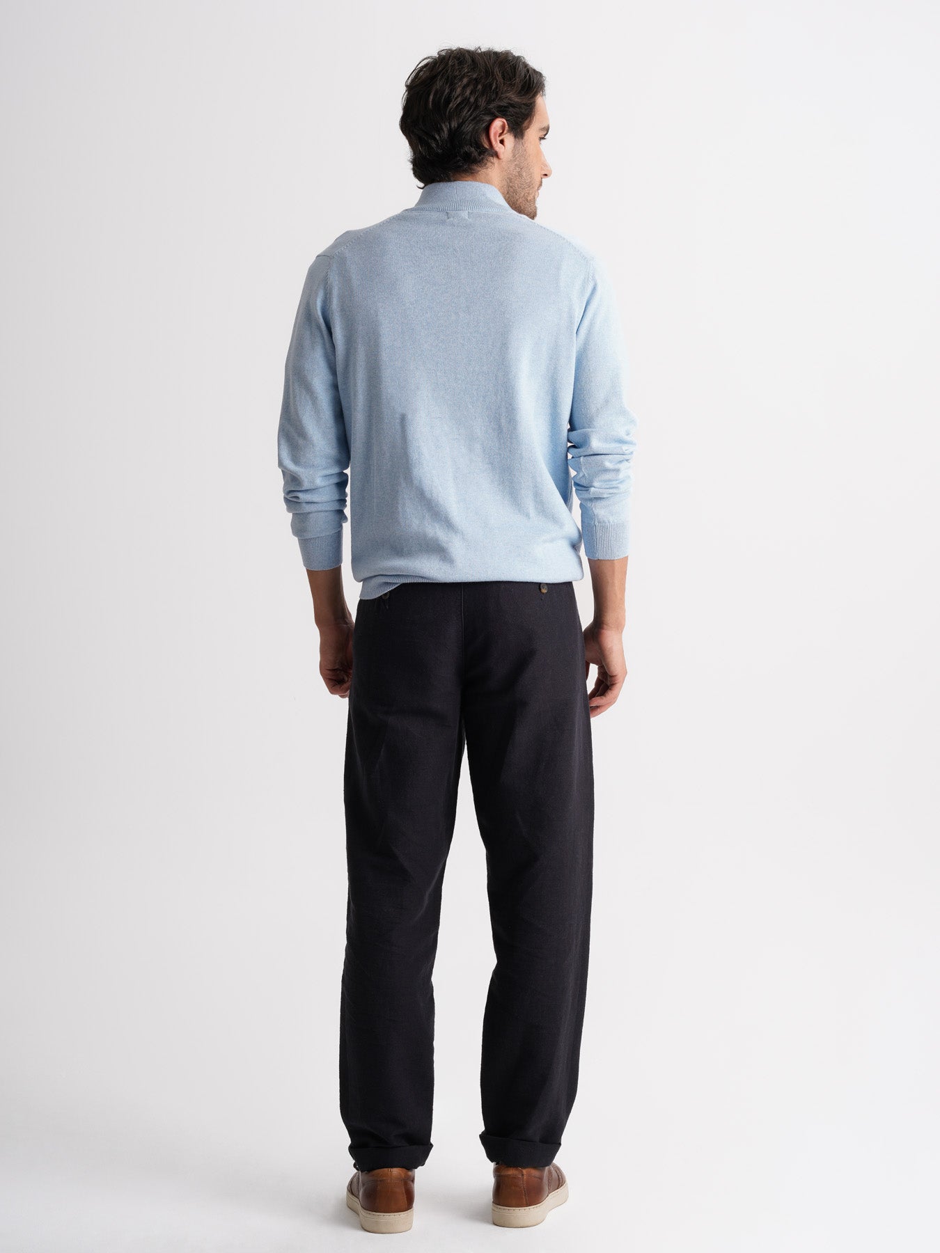Jersey fino de cachemira Mr. Blue