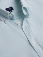 Camisa Regular Fit Linho Verde Mr. Blue