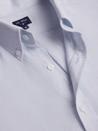 Camisa Regular Fit Linho Azul Mr. Blue