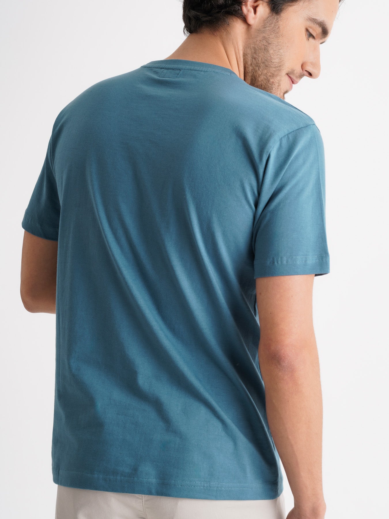 Mr. Blue 100% Cotton Blue T-Shirt