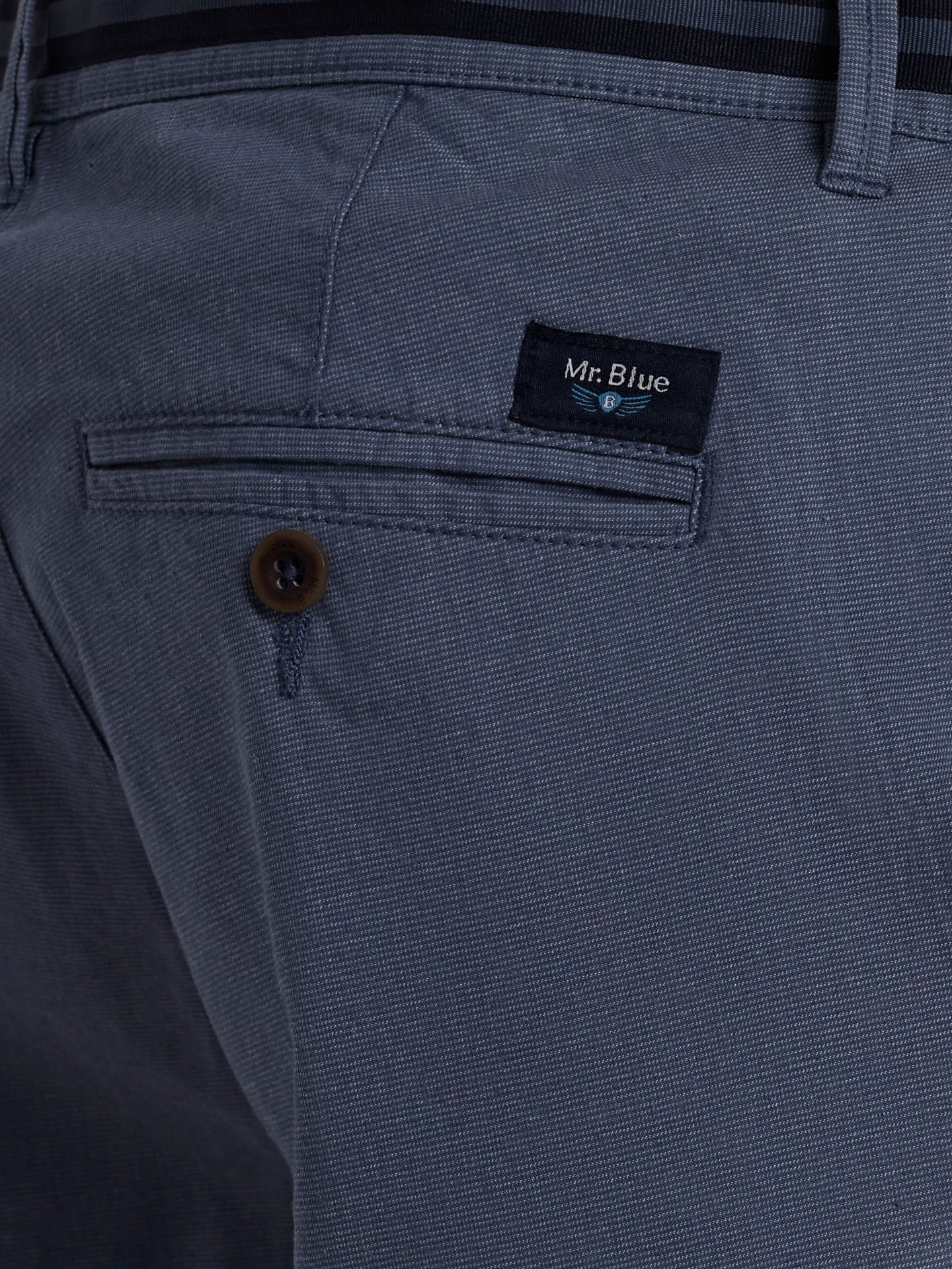 Mr. Blue Slim Fit Blue Chinos