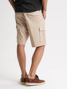 Pantalón corto Mr. Blue beige de corte regular